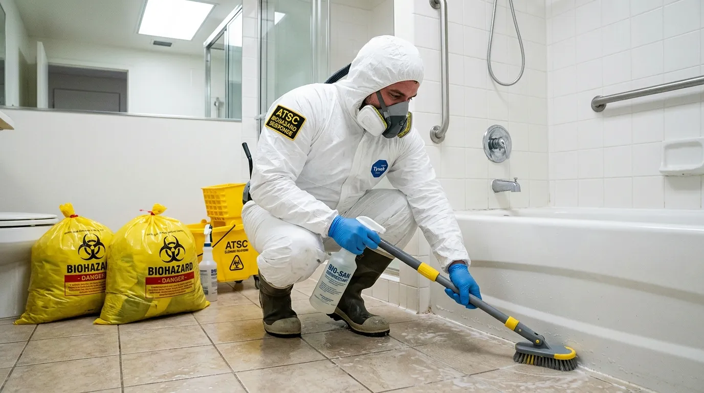 Decontamination equipment deployed for Blood Cleanup in Palm Beach Gardens